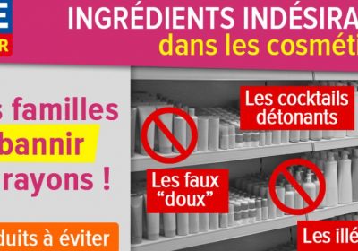 Ingrédients indésirables dans les cosmétiques : trois familles à bannir des rayons