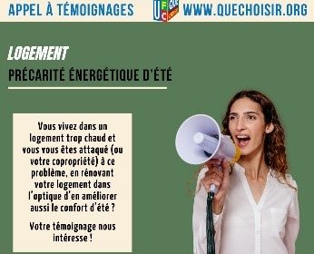 Appel à témoignage : PRÉCARITÉ ÉNERGÉTIQUE D’ÉTÉ