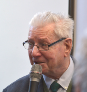 Georges Baudry intervenant lors du 40ème anniversaire de notre association, au Palais des Congrès du Mans