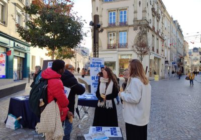 Campagne #lagouttedetrop » nos bénévoles sur le terrain au Mans